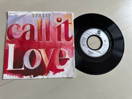 YELLO tolle Single Call it love  SWISS Kult Top Hit