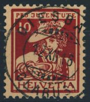 1916 - Pro Juventute - Voll Stempel - Diesbach GL