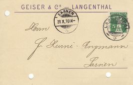 1910 Tellknabe Type I, Sarnen 28.10.1910