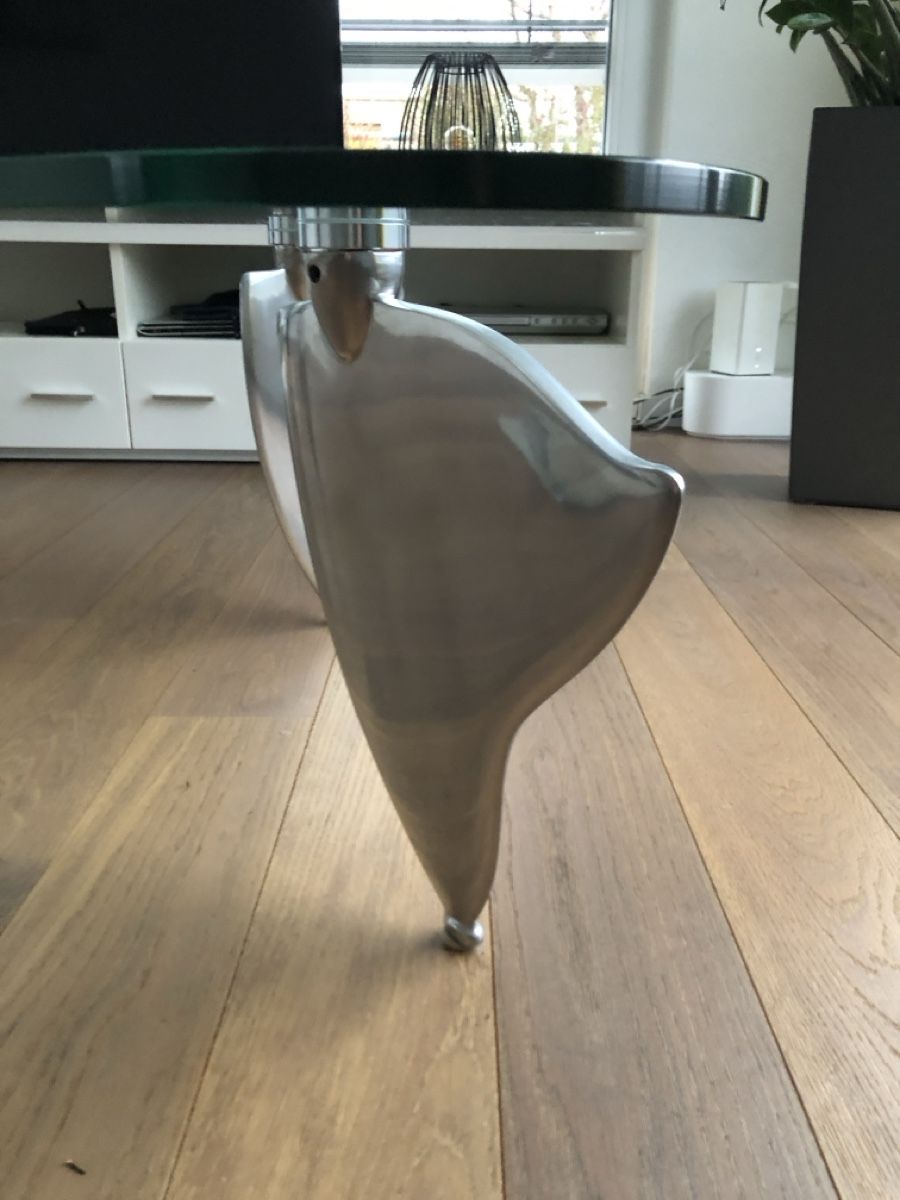 Bicchieri: Designer Glas Couchtisch, Nierenform – Usato da Wettingen venduto da Arela 1