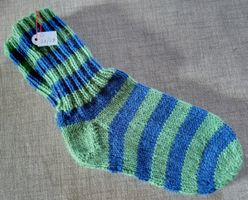 Gestrickte Socken/Wollsocken für Kinder Gr. 28/29