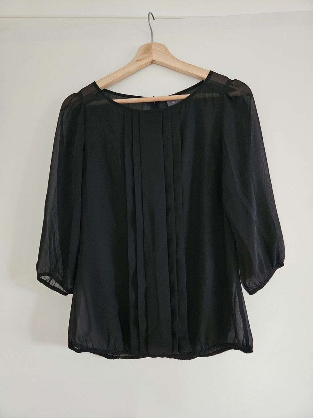 Blusen: Tolle, schwarze, durchscheinende Bluse – Gebraucht aus Schaffhausen von sabrina915