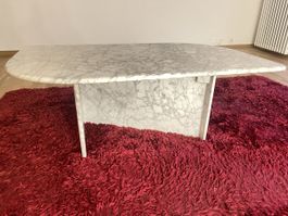 Couchtisch Marmor weiss Rechteckig gut erhalten
