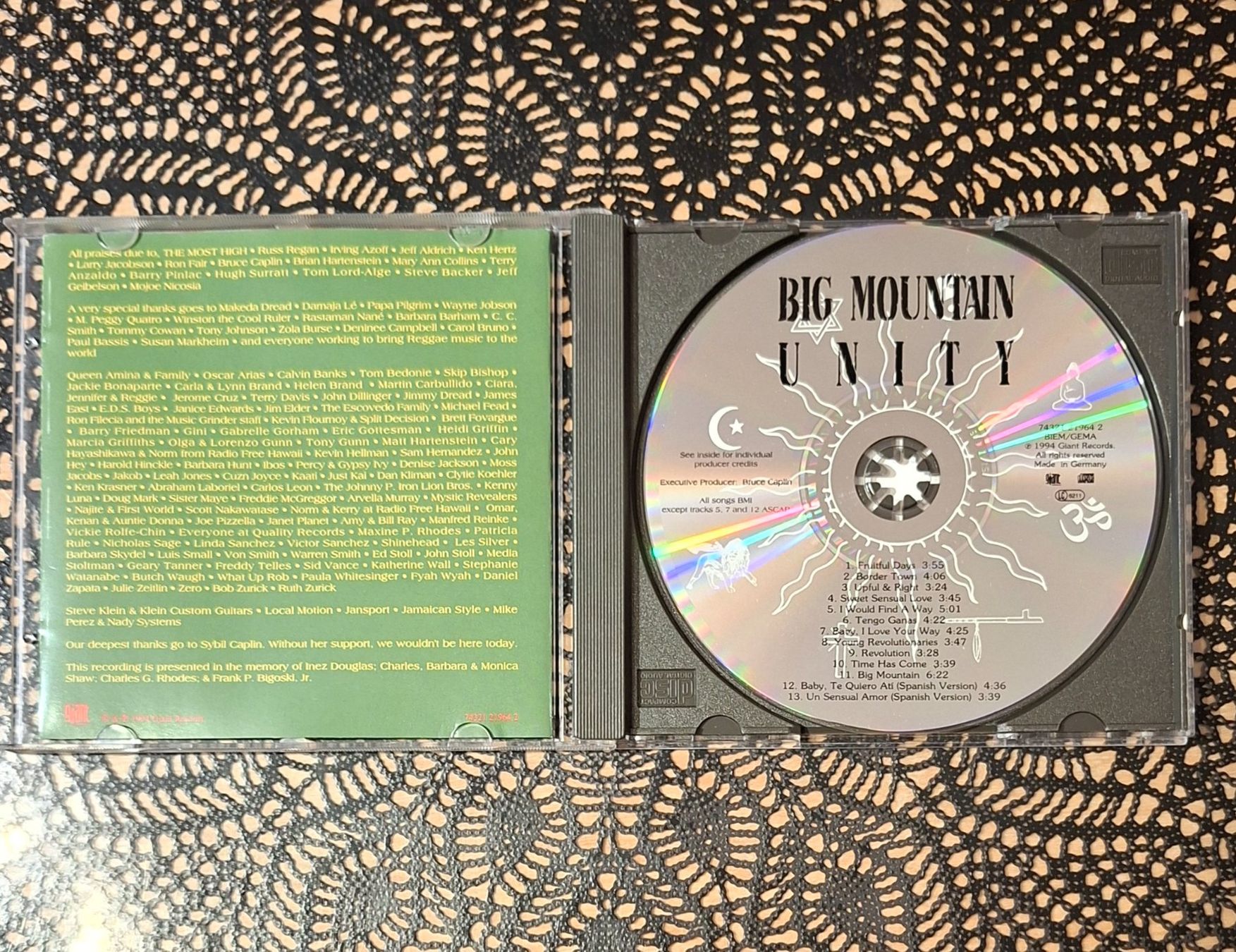 CD: Big Mountain - Unity, USA Reggae CD Album 1994 – Usato da Schönenberg TG venduto da Gregolino76 2