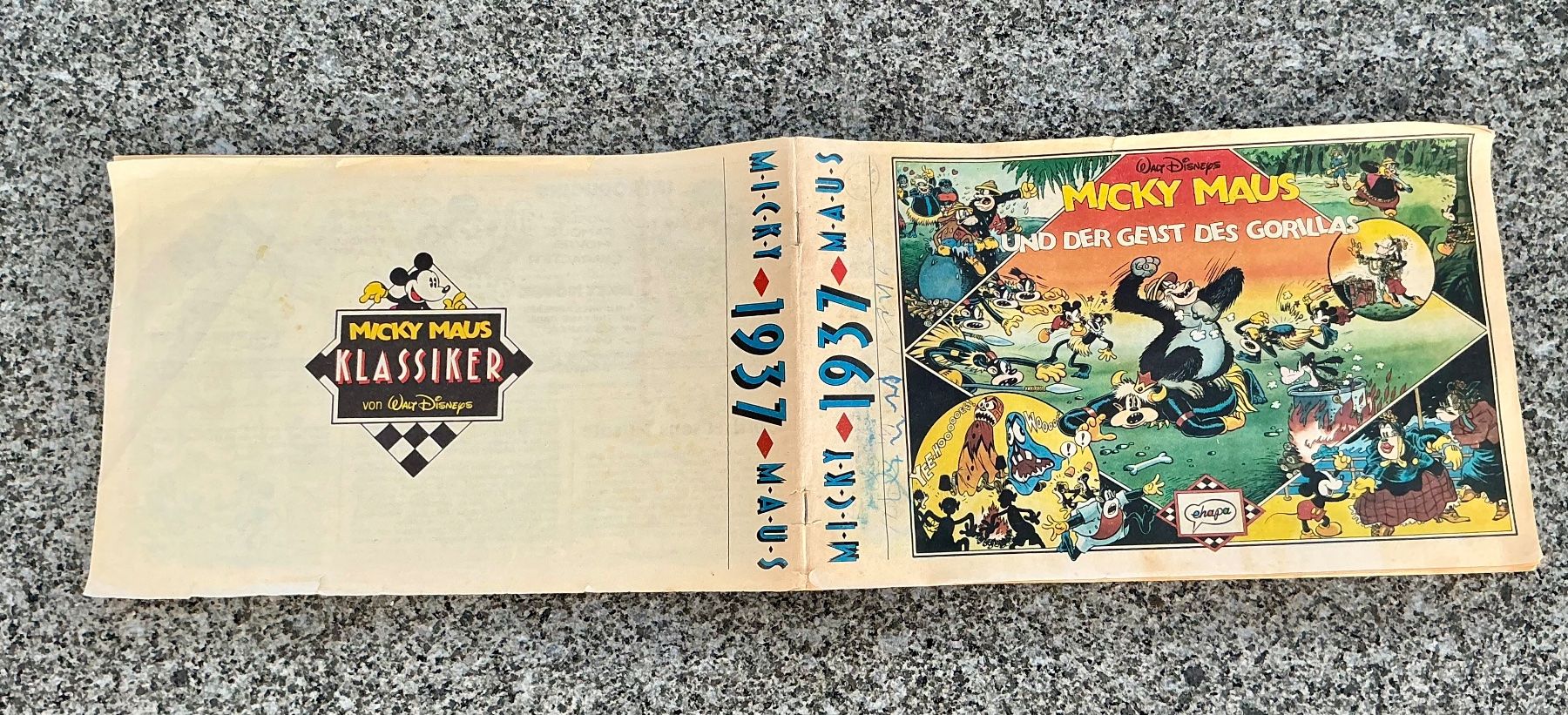 Comics: URALTES MICKI MAUS HEFTCHEN 1937 – Gebraucht aus Zell LU von Silvermemory