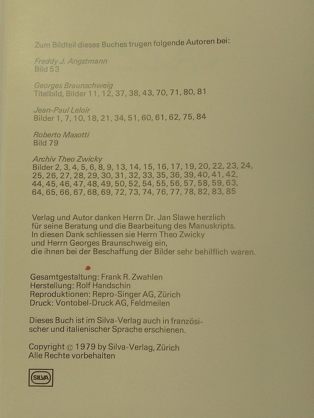 Bücher: Jazz                                ©'1979 Silva-Verlag – Gebraucht aus St.Galllen von elkaphone 4