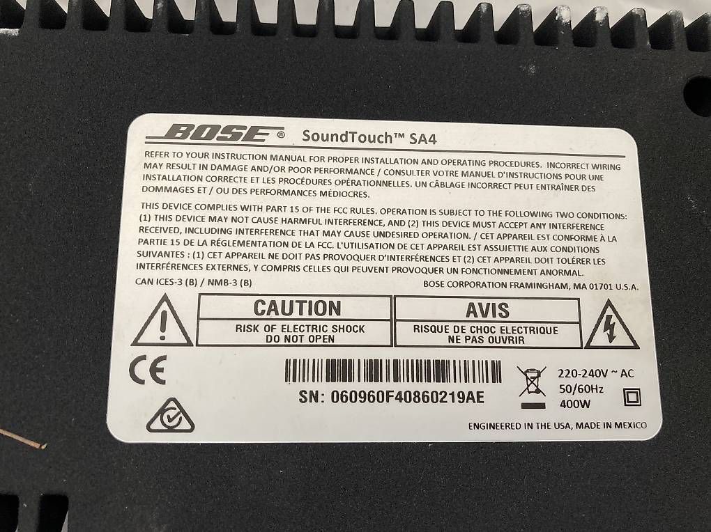 Bose Amplificatori: Amplificateur Bose SA-4 2x100W – Usato da Liddes venduto da tigers88 4
