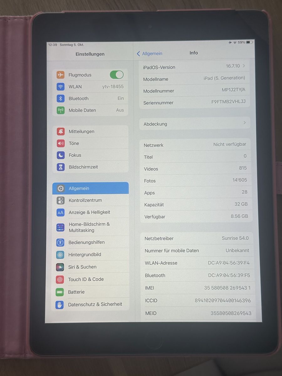 Apple Tablet PC: iPad 5. Generation 32GB mit Hülle, Top Zustand! – Usato da Root venduto da ArEl85 1
