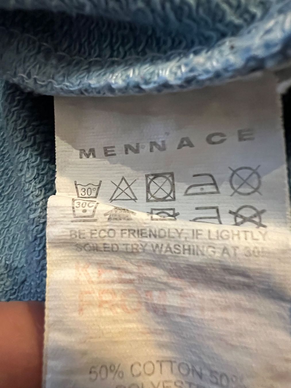 Maglioni & Felpe: Coole Menace Pullover in Hellblau, Grösse XL – Usato da subingen venduto da gibo11 3