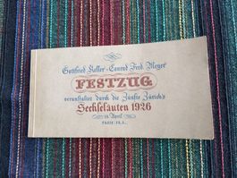 FESTZUG SECHSELÄUTEN 1926
