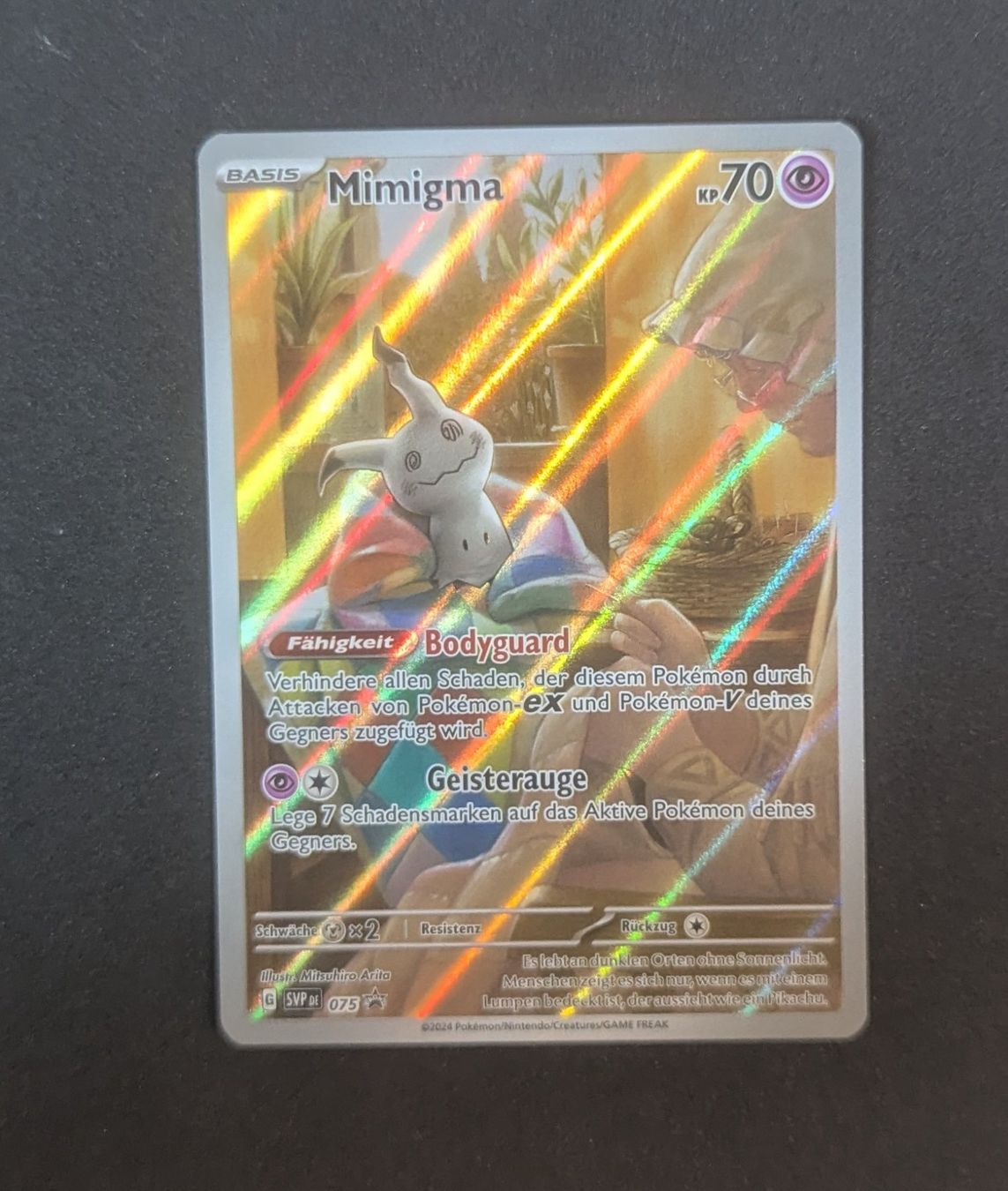 Pokémon Sammelbilder & Trading cards: Mimikyu SVP 075 DE – Gebraucht aus Zürich von printz7