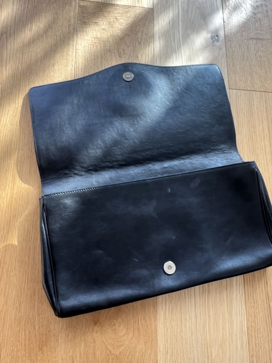 Gucci Borse: Pochette Gucci en cuir noir – Usato da Lutry venduto da roxypoxy 3