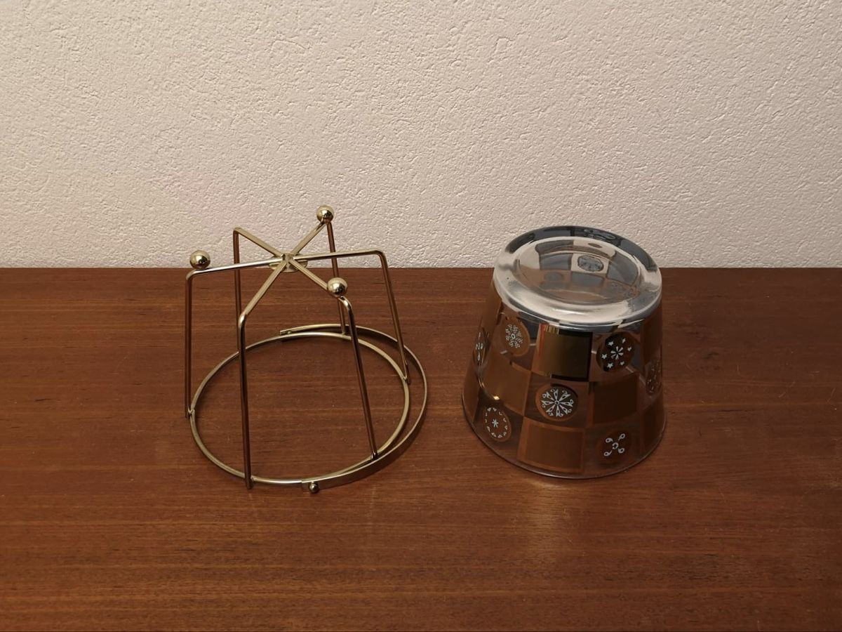 Altro: Vintage Glas Eiswürfelbehälter mid century Design Eisgefäss – Usato da Zürich venduto da Vintagewiesel 4