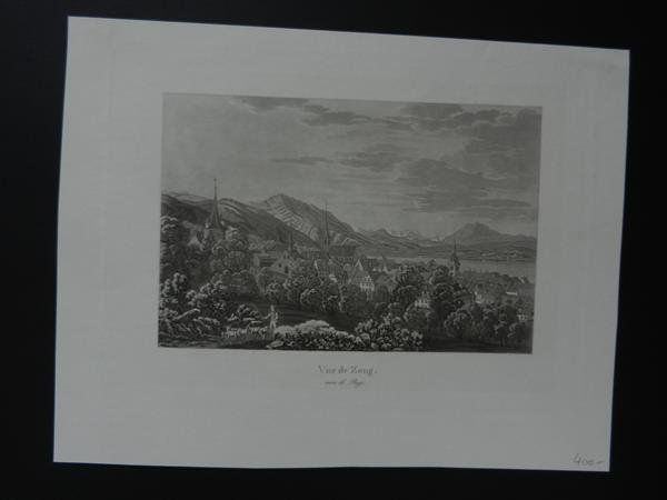 Gravures: Zug gegen die Rigi – D'occasion à Risch par Rischli15