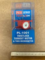 PecoLectrics 1001 Twist Lock Weichenmotor und Mikroschalter