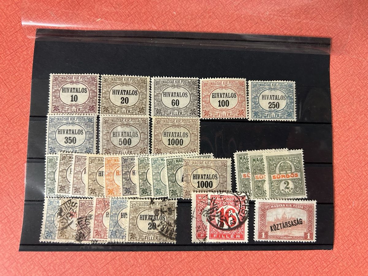 Tutti i francobolli: Briefmarken Sammlung Ungarn Konvolut gebraucht – Usato da Lanzenhäusern venduto da vic63 1