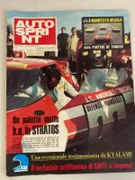 vintage italian magazine AUTOSPRINT N° 11 12 marzo 1973