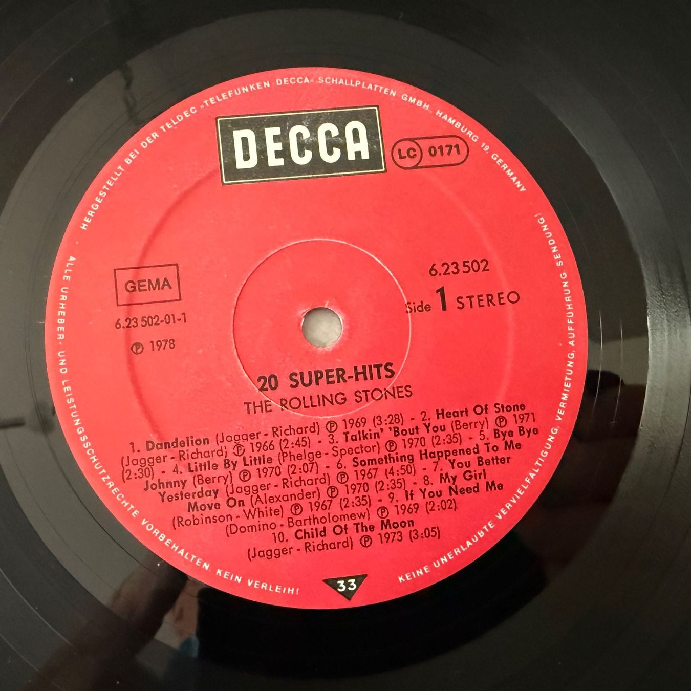 Dischi in vinile: ROLLING STONES - 20 SUPERHITS – Usato da Zürich venduto da fehlton 3