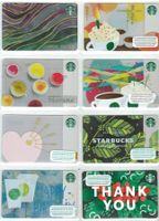 8 leere Starbucks Karten Schweiz