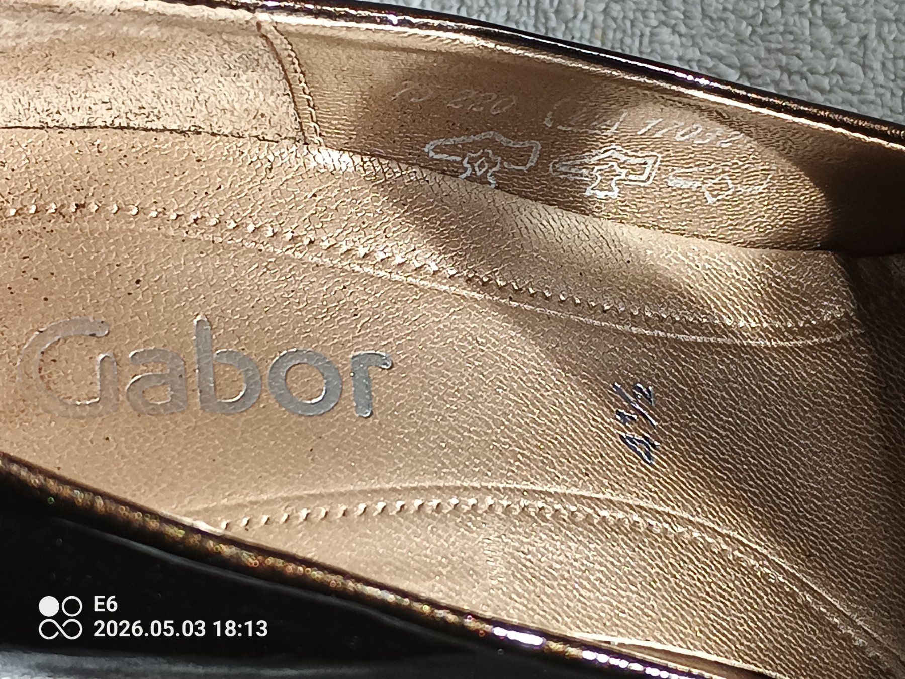 Gabor Scarpe da donna: Eleganter Lack-Pumps Marke: Gabor – Usato da Zürich venduto da Mitzi6 9