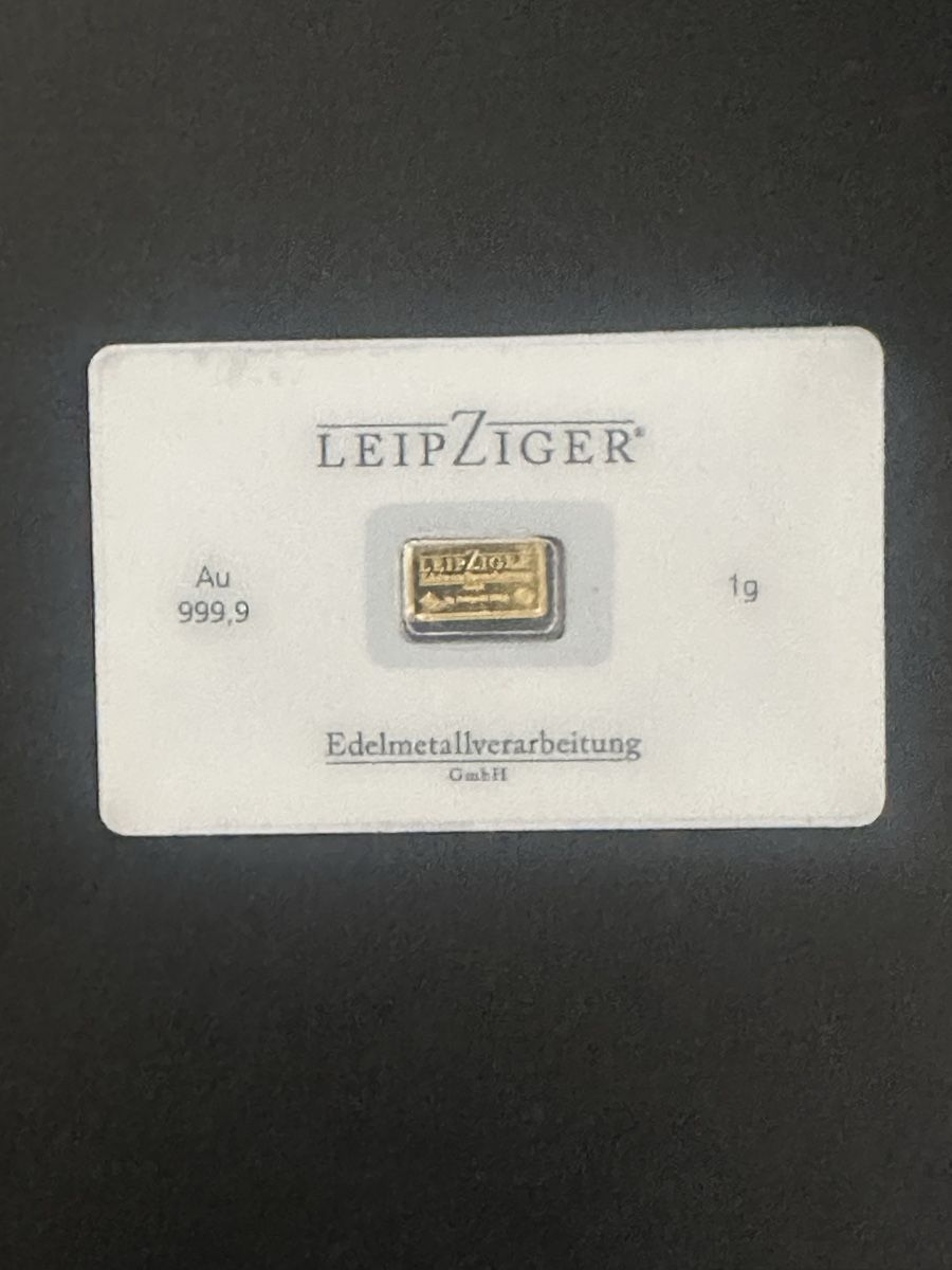 Metalli preziosi: Goldbarren 1g Leipziger – Nuovo e nell'imballaggio originale da Untersiggenthal venduto da byiggy