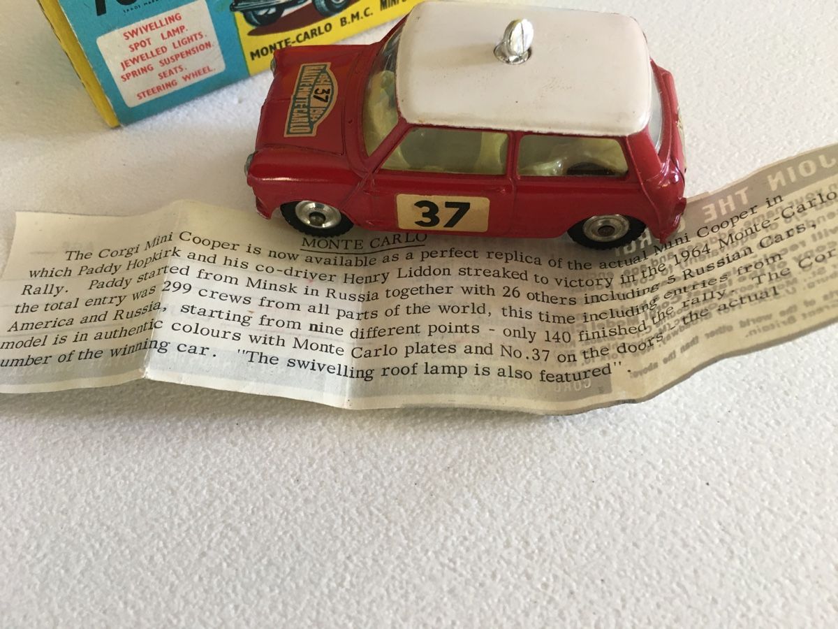 Corgi Toys Modellini d'auto: Corgi Mini Cooper S Rallye Monte Carlo – Usato da Grellingen venduto da Toyhamster 3