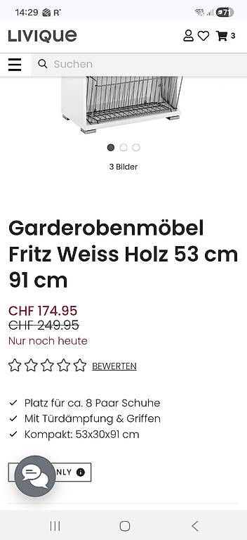 Guardaroba: Garderobenmöbel/Schuhmöbel Fritz – Usato da Grosshöchstetten venduto da kids04 4