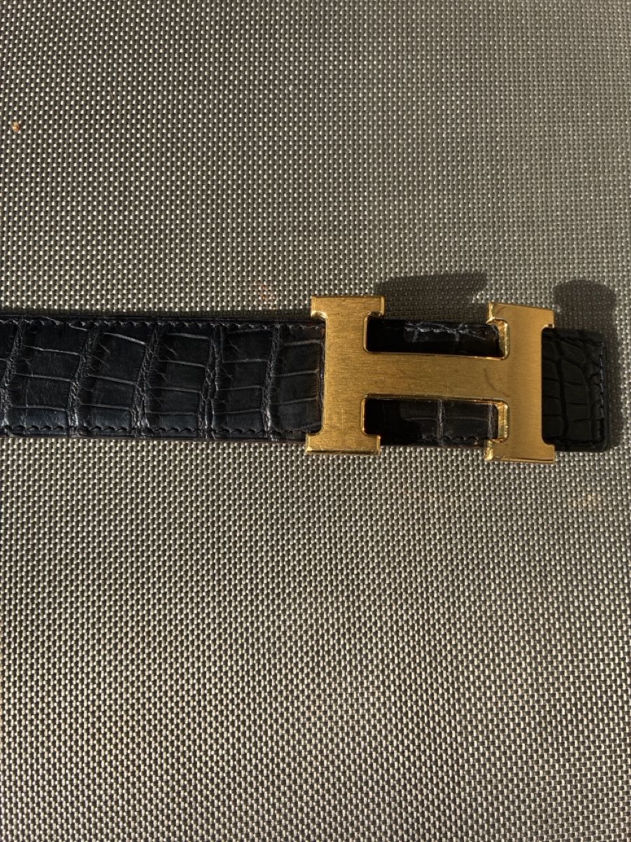 Hermès Ceintures: Hermes Crocodile belt – D'occasion à Pfäffikon SZ par StanleyCup 4