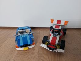 LEGO CREATOR roter & blauer Rennwagen - 5763/ 6913