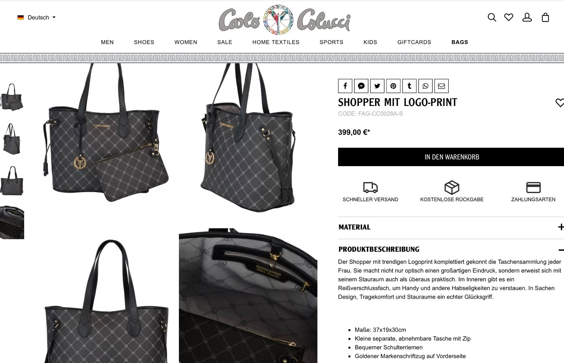 Taschen für Damen: Grosser  Shopper aus Veganleder – Gebraucht aus Basel von Katharina520741 9