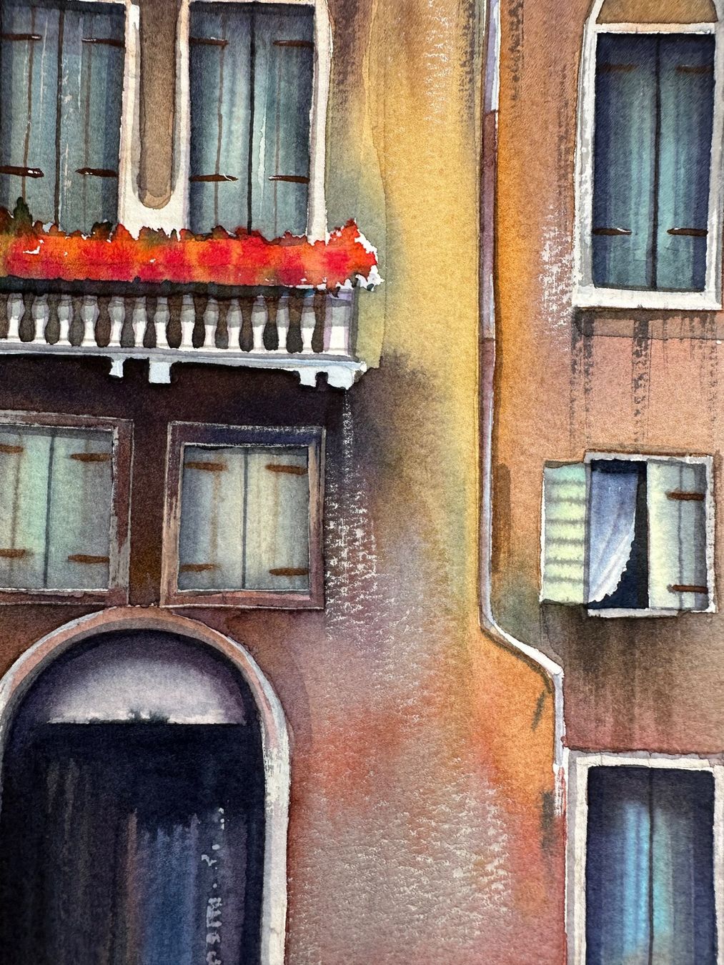 Gemälde: Venedig: ORIGINAL,  handgemalt, signiert – Neu (gemäss Beschreibung) aus Meilen von Smgdesign 3