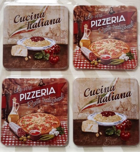 Altro in Stoviglie & Bicchieri: Italien Metall Untersetzer – Nuovo (secondo la descrizione) da Schalunen venduto da schwabspielautomaten