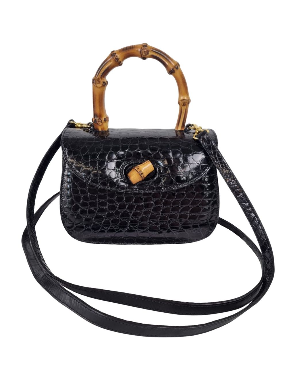 Taschen für Damen: MARIMA Handtasche Alligator Leder – Neu (gemäss Beschreibung) aus Wangen b. Olten von Restwert_Wangen