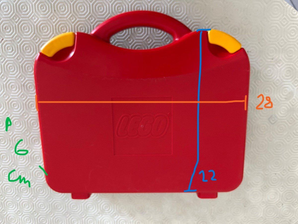 Lego Kit di costruzioni: Rot Lego Box zu reisen – Usato da Arbedo venduto da nadia1973 5