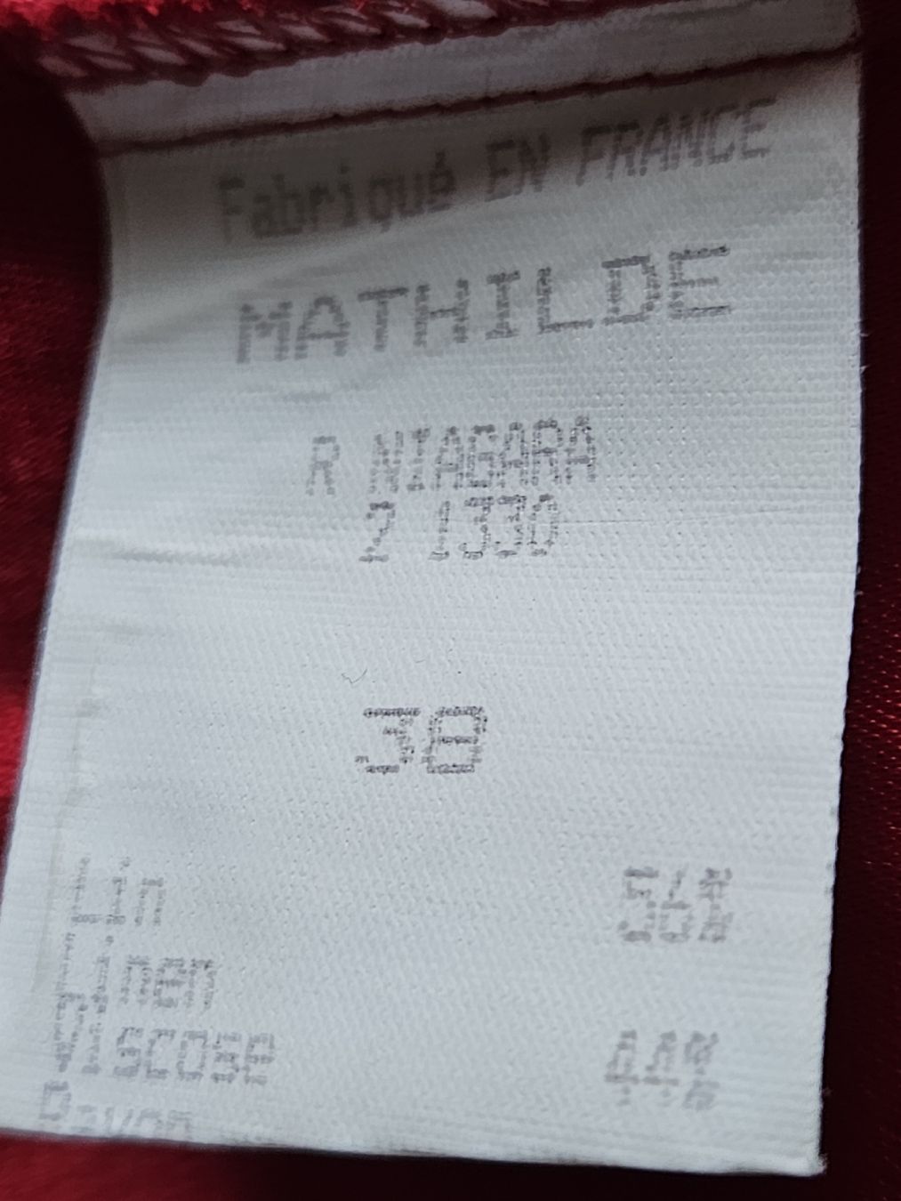 Vestiti: Mathilde Kleid rot Leinenmischung Grösse 38  – Nuovo (secondo la descrizione) da Anwil venduto da moosmat 5