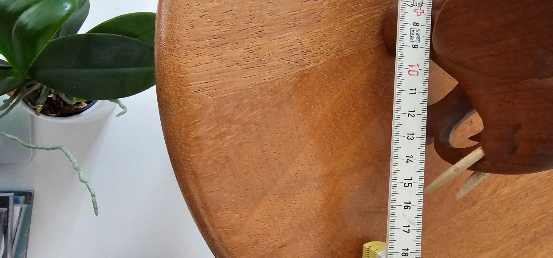 Statuette: Holz-Elefant Teakholz Handarbeit Deko – Usato da Pfäffikon ZH venduto da eric0113 2