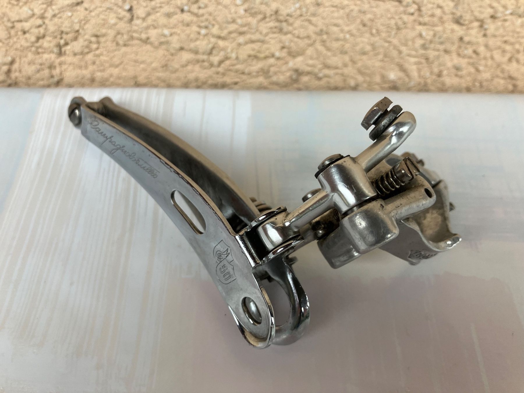 Campagnolo Pezzi di ricambio: Campagnolo 50th Anniversary Umwerfer – Usato da Trimbach venduto da cendira 8