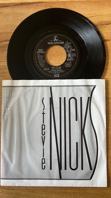 Stevie Nicks Talk To Me / 1. EUPress. 1985 Kaufen auf Ricardo