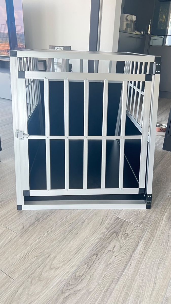 Gabbie, trasporto & Sicurezza: Hundebox Aluminium  – Nuovo (secondo la descrizione) da Felben-Wellhausen venduto da lel_wdd9 1