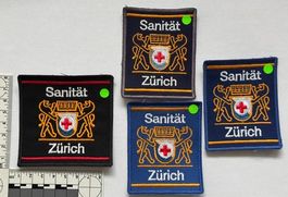 1 Super Set mit 4 Prototyabzeichen, Sanität Zürich