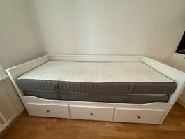 IKEA HEMNES Bett inkl. 2 Matratzen