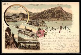 Litho Arth, Hotel Adler, Fabrik und Zuge