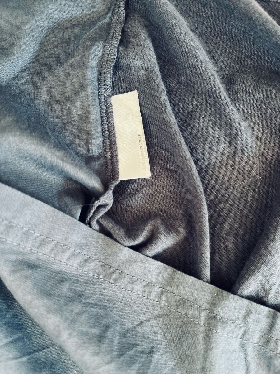 Top: Leichtes Damen Top Anthrazit mit Biesen Gr. ca. M – Usato da Zürich venduto da alm_lk65 9