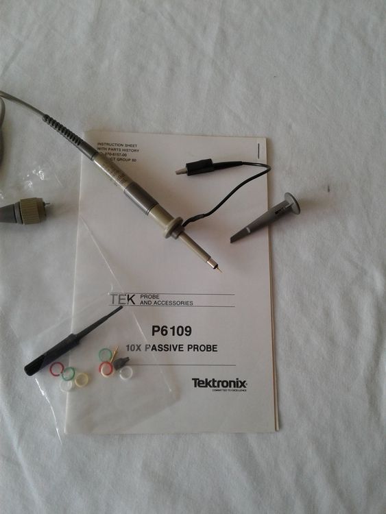 Lot De 4 Crochets De Sonde Gris Pour Oscilloscopes Tektronix P6139A, P6138A, Etc. - Neufs