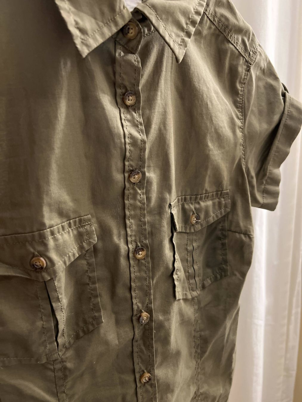 H&M Camicie: Olivegrünes khaki Hemd, Gr. S – Nuovo (secondo la descrizione) da Sarmenstorf venduto da taosun2 2