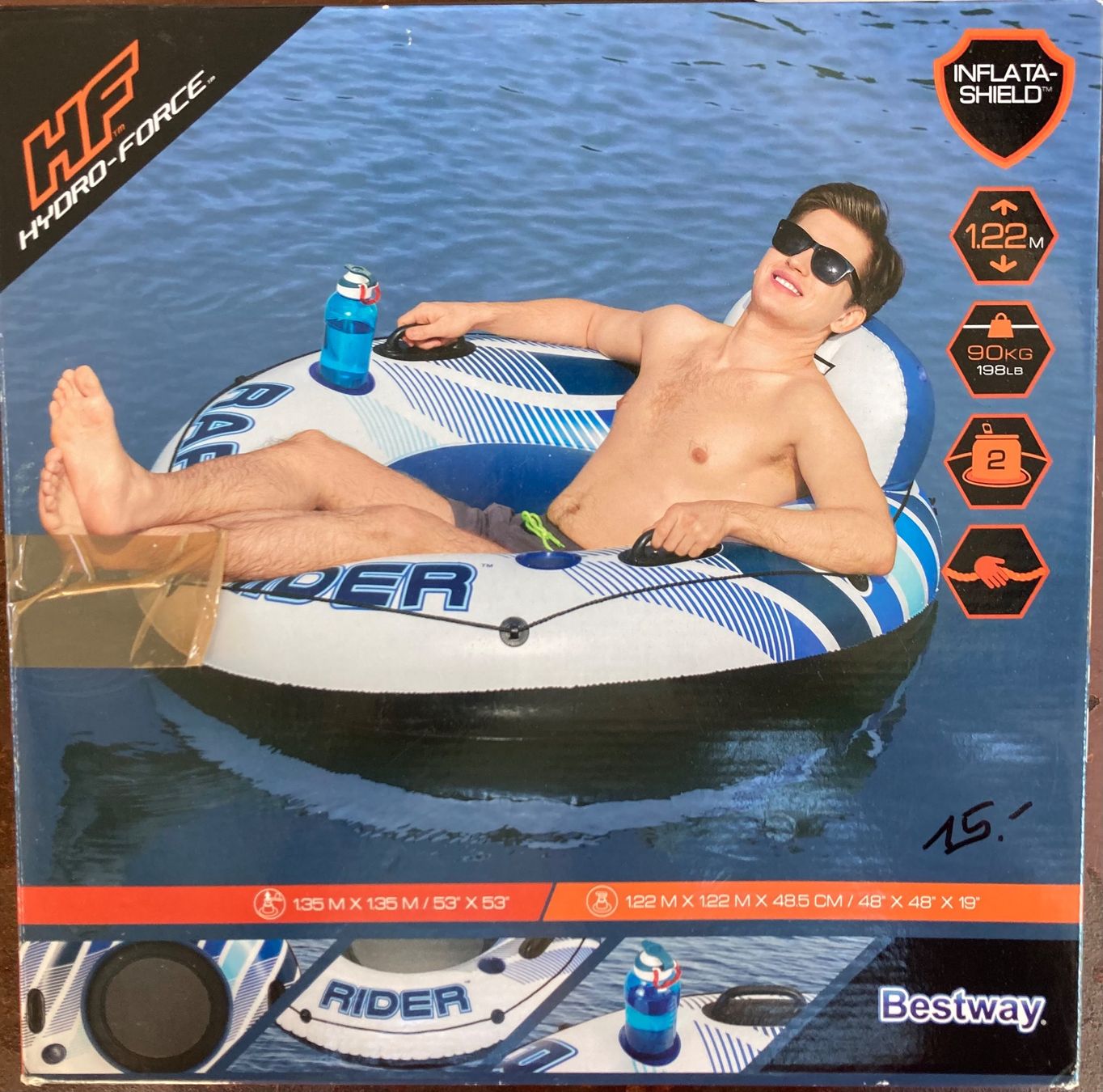 Bouées: Hydro-Force Badeinsel Rapid Rider – D'occasion à Riniken par begeh-r-bar