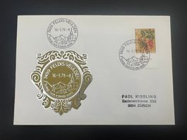 CH Ersttag -  Werbestempel Feldis/Veulden  (G2451)