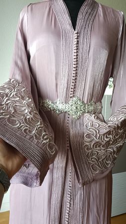 Robe caftan   violette taille M neuf 