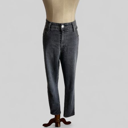 Levi’s Hi Rise Skinny Jeans 30/30 Schwarzgrau Damen