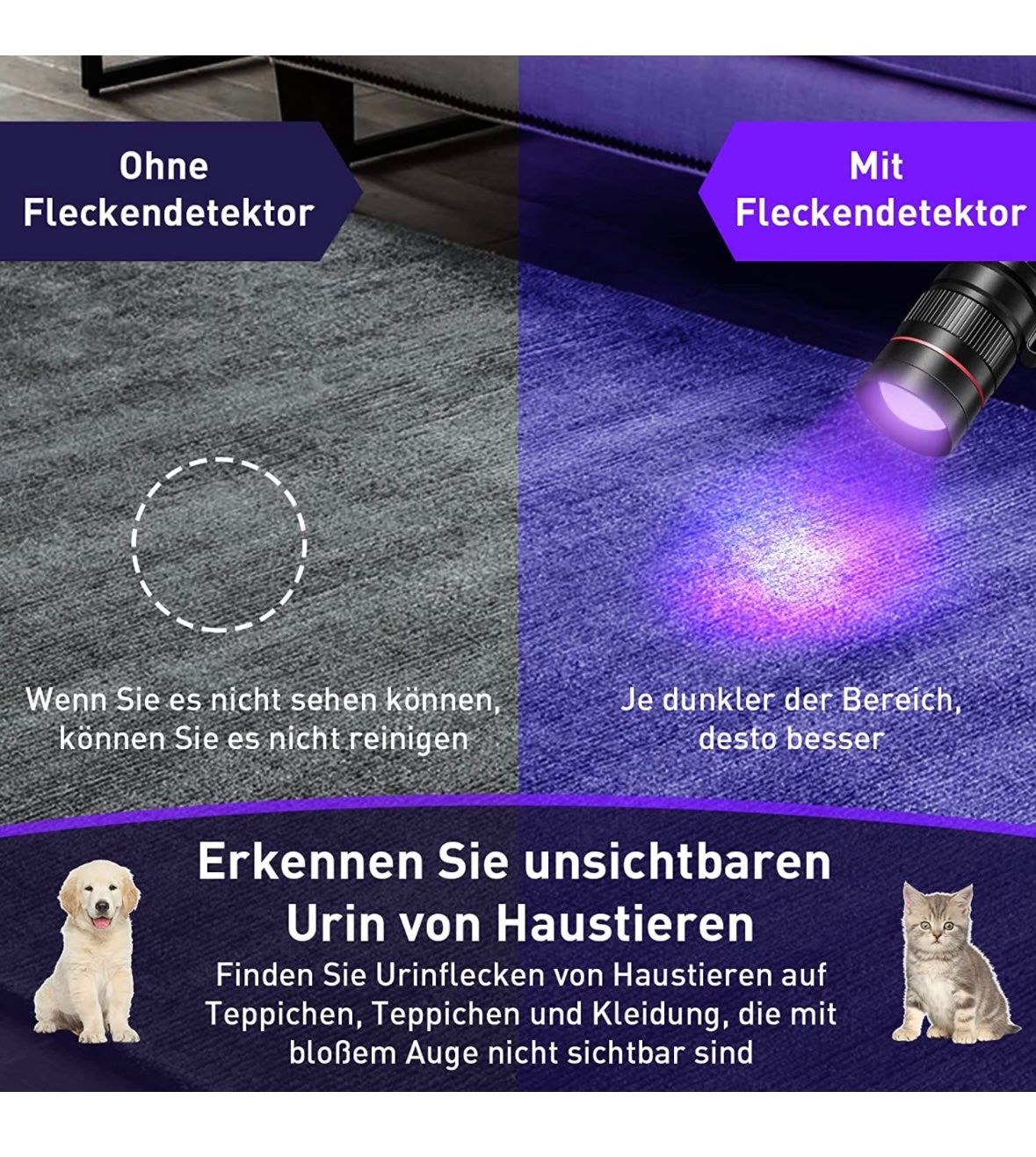 Lampade: UV Taschenlampe LED – Nuovo e nell'imballaggio originale da Nuglar venduto da SaleRitter 2